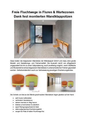 Pressetext Freie Fluchtwege In Fluren & Wartezonen