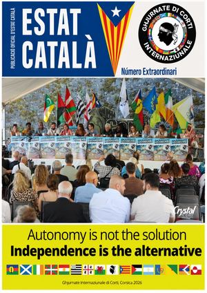 Estat Català. Butlletí Extraordinari Jornades Internacionals de Corti 2026
