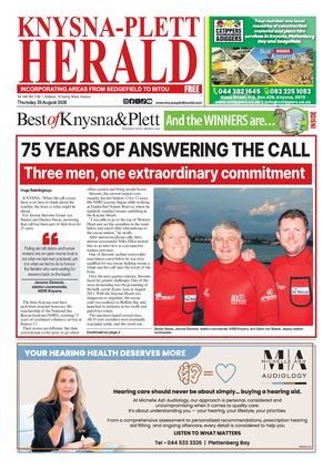 Knysna Plett Herald 20 August 2026