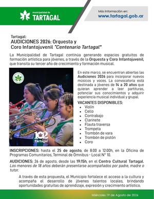 Partes de Prensa - 19/08/2026