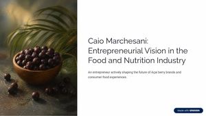 Caio Marchesani Entrepreneurial Vision In The Food And Nutrition Industry