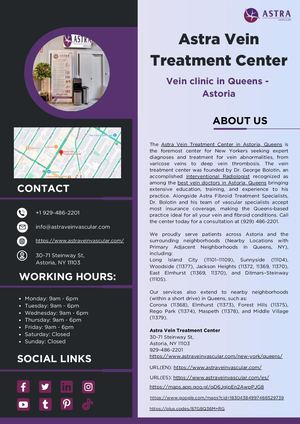 Vein Clinic In Queens Astoria