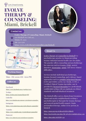 Evolve Therapy And Counseling Miami Brickell