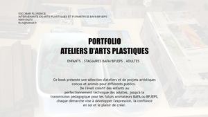 Portfolio Arts Plastiques Florence Escobar