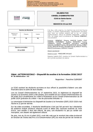 Délib DSF 2026