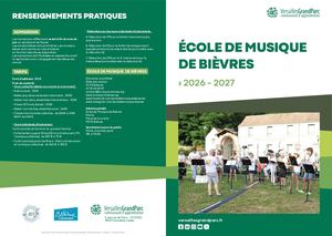 Guide école de musique Bièvres 2026-2027