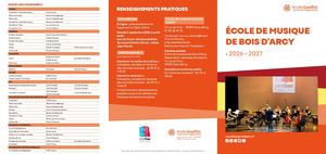 Guide école de musique Bois D'arcy 2026-2027