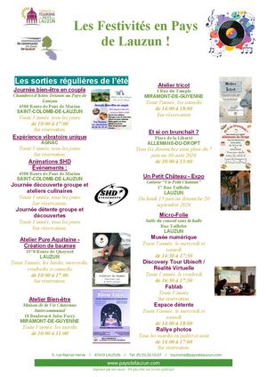 Fêtes et manifestations du 22 08 2026 au 06 09 2026