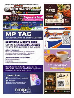 Hora de Informarse, edición impresa del 18-8-2026