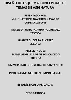 Documento A4 Cuadro Sinóptico Estadística Ilustrado Colorido