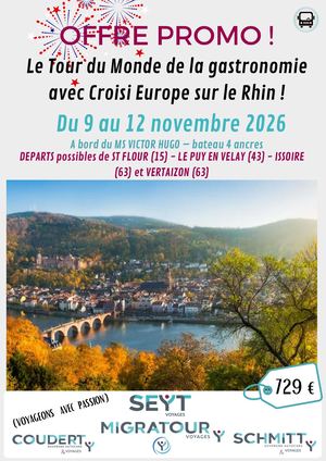 OFFRE PROMO SUR LE RHIN
