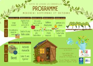 2026 09. CARDABELLES Programme Mercredi Septembre Octobre 2026
