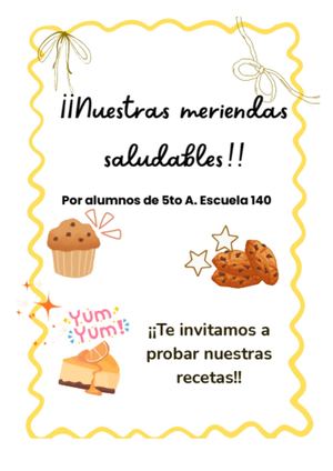 Recetario 5to A