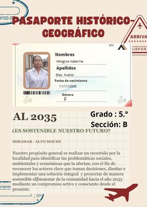 Pasaporte  al 2035