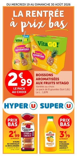 Tract 19 Aout 2026 la rentrée à prix bas