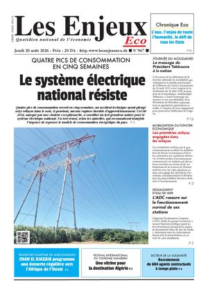 LES ENJEUX ECO N°967
