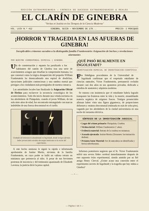 Periodico Frankenstein
