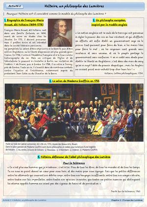 CH2 - Activité 2 - Voltaire