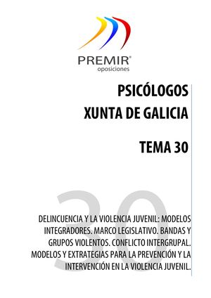 TEMA 30 - RESUMEN