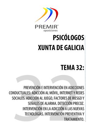 TEMA 32 - RESUMEN