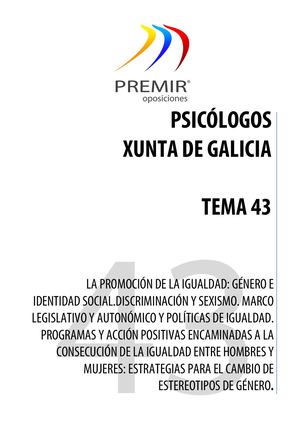 TEMA 43 - RESUMEN