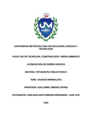 Trabajo Final-Fotografía Publicitaria II