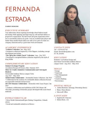 Cv Fernanda Estrada