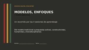Revista Digital Modelos Y Enfoques Didacticos