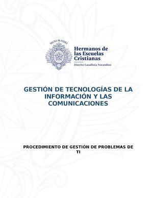 00 Formato Procedimiento Gestión De Problemas Para Revisión