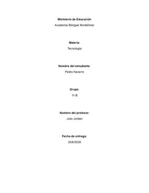Tecnología Proyecto 2 Qq