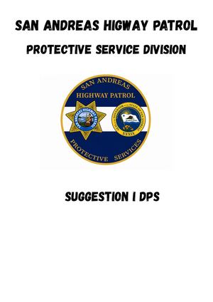 Suggestion I Dps