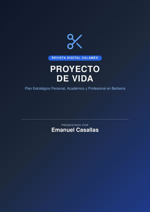 Proyecto De Vida Emanuel Calameo