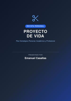 Proyecto De Vida Revista Pequena