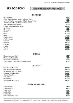 Carte_Boissons_RestaurantGauguin