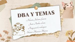 Dba Y Temas alisoon, andres, shaira, angy