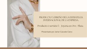 Presentación Proyecto De Joyería Auréa