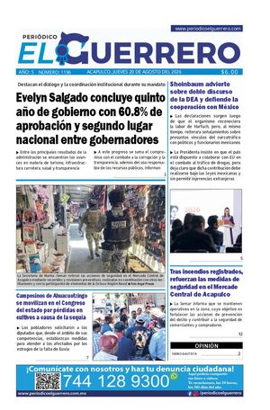 Jueves 20 de agosto del 2026