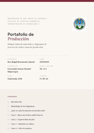 Portafolio De Produccion Rut Bracamonte