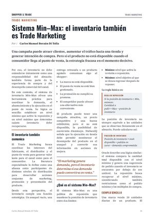 Shopper Trade  Sistema Min Max Carlos Beraun Di Tolla