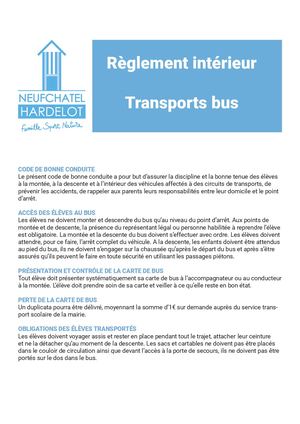 Reglement Bus