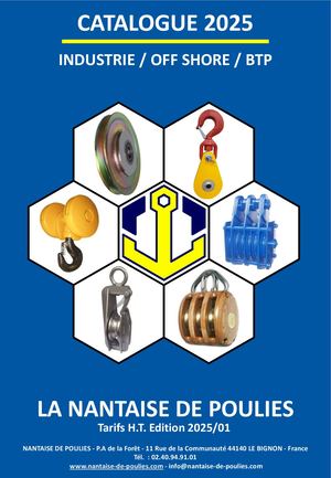 Catalogue nantaise de poulie - Cap Levage