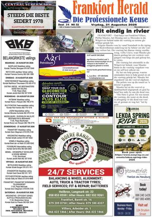 Frankfort Herald 21 Augustus 2026