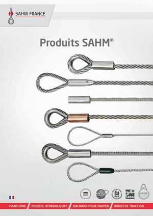 Catalogue Sahm - Cap Levage