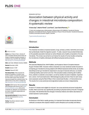 Microbiote Et Activité Physique