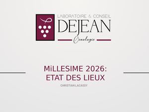 DEJEAN Millésime 2026 1ieme VS