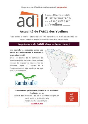 Actualités de l'ADIL78