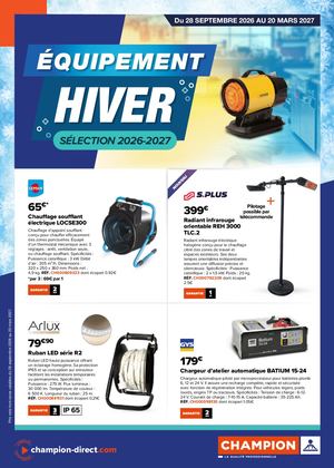 ÉQUIPEMENT HIVER – SÉLECTION 2026/2027