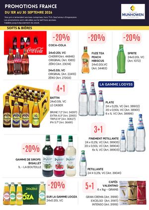 Promotions France Septembre 2026