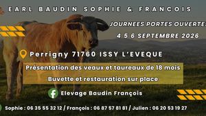 Catalogue Journées Portes Ouvertes 2026 EARL BAUDIN