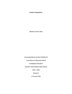 Concha Mariana Cuadrocomparativo